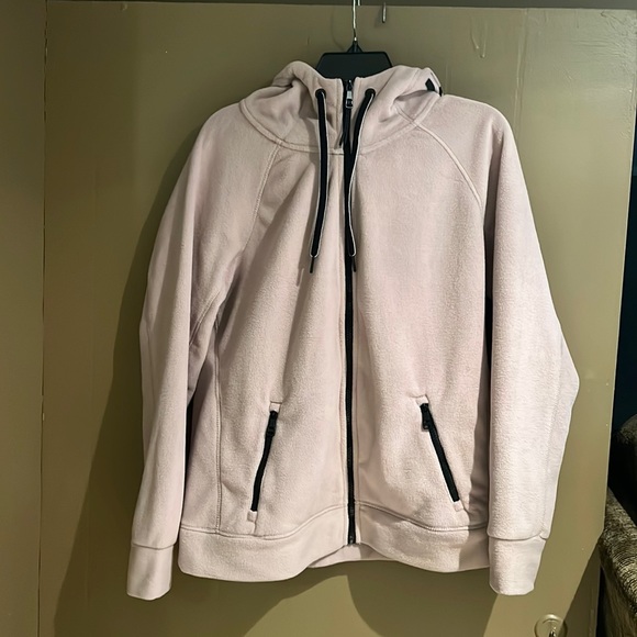Calvin Klein Performance Women’s Hooded Fleece Jacket Sz L  Dusty Taupe. NWOT - Picture 3 of 13